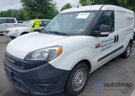 2019 Ram Promaster City Tradesman z USA, uszkodzony, nr VIN ZFBHRFAB5K6M22165